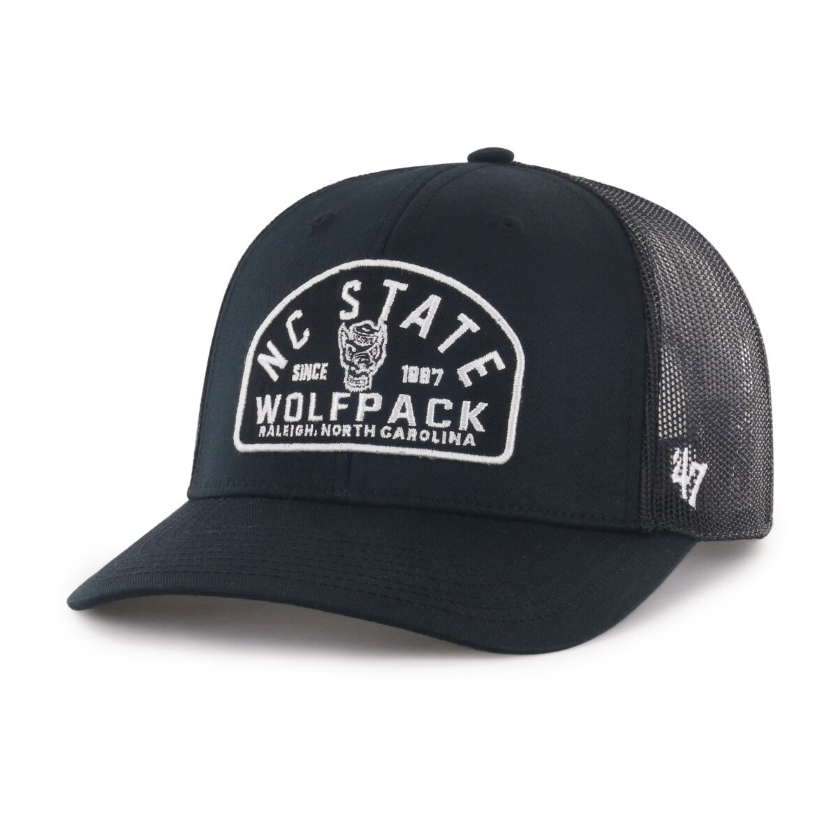 Black Adjustable Leland Trucker Sna